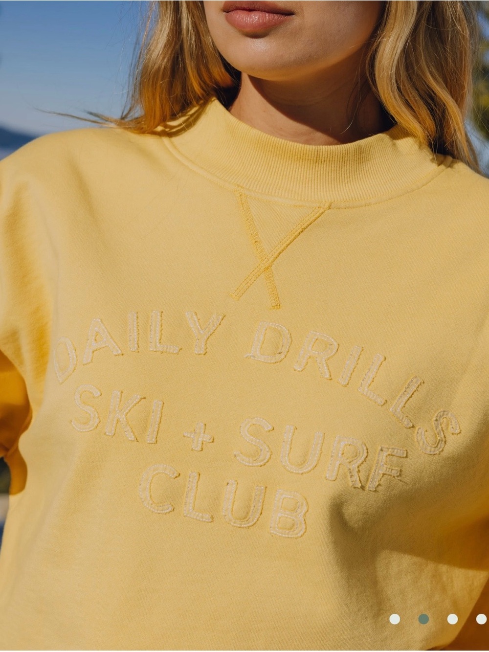 Daily Drills SOLD OUT Oversized Vintage Ski & Surf Crew size M/L